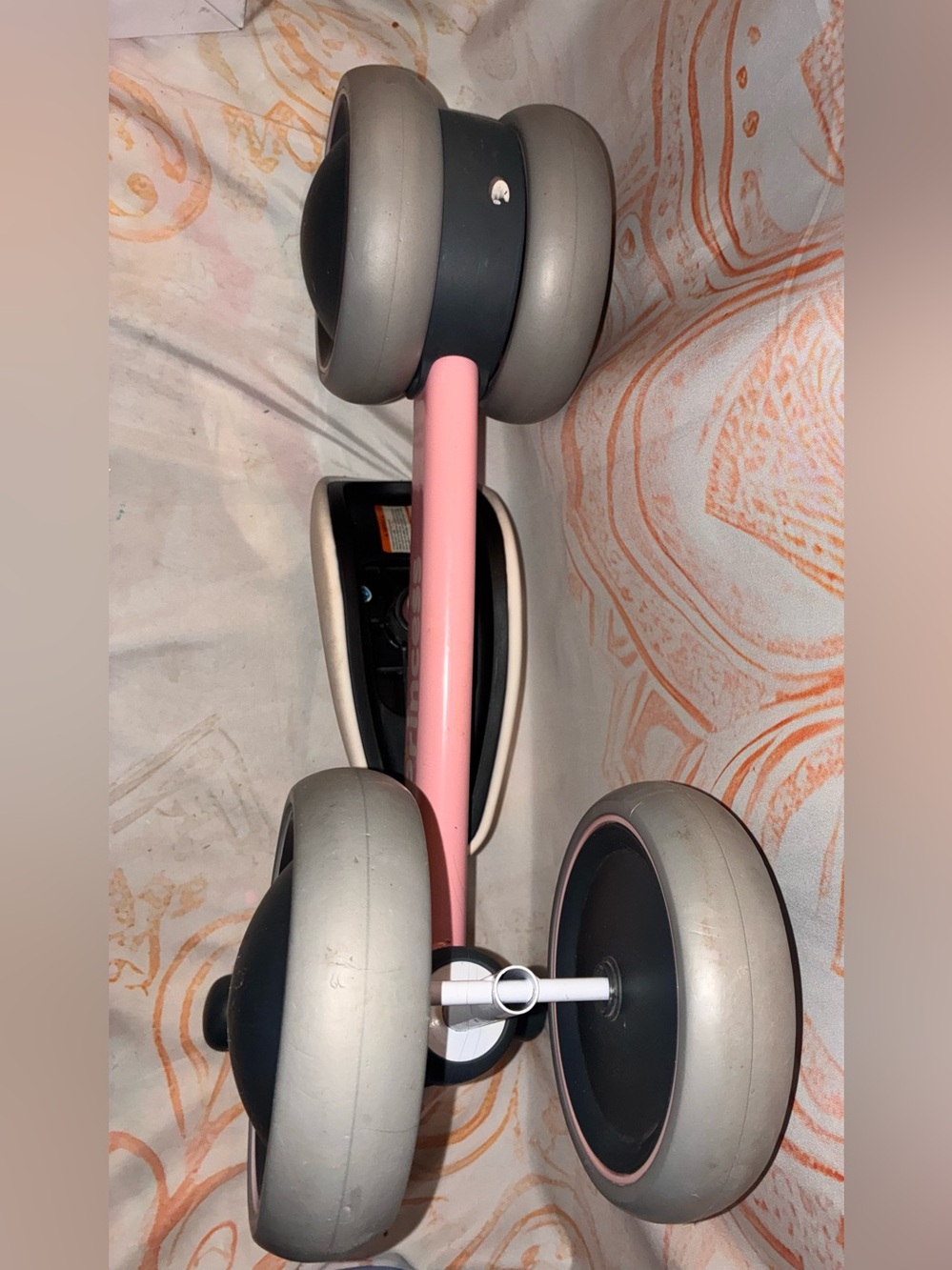 Pink Princess Toddler Ride-On Balance Bike - Picture 9 of 9